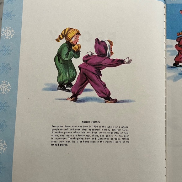 Vintage 1979 Frosty the Snowman Golden Book - Picture 6 of 9